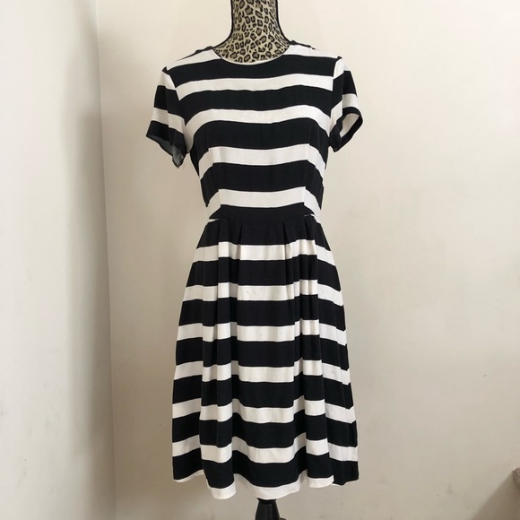 H&M Dresses & Skirts - {H&M} Striped Fit And Flare Dress